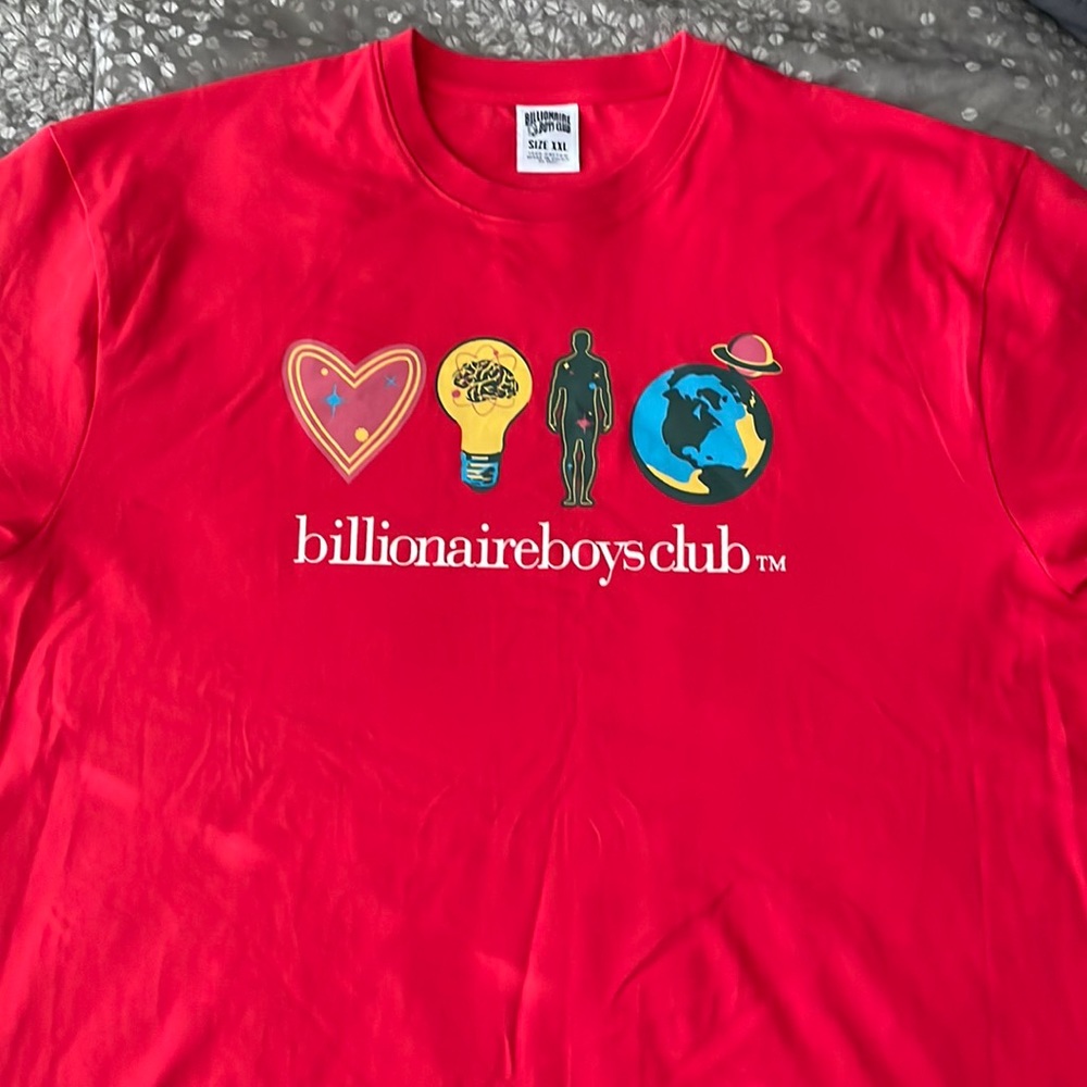 Billionaire Boys Club Mens XXL shirt red, like new
